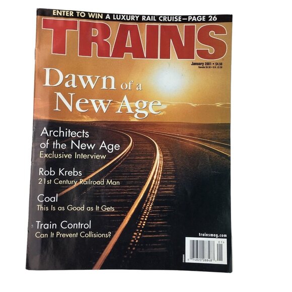 Trains Magazine Lot Of 5 Rail Travel and Industry Insights 2001 u - Picture 3 of 13